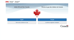 Desktop Screenshot of pgic-iogc.gc.ca