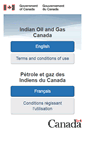 Mobile Screenshot of pgic-iogc.gc.ca